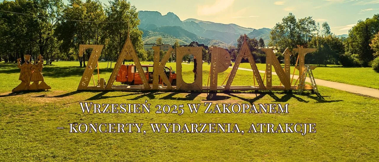 Panorama Tatr jesienią we wrześniu 2025 – widok na góry i Zakopane