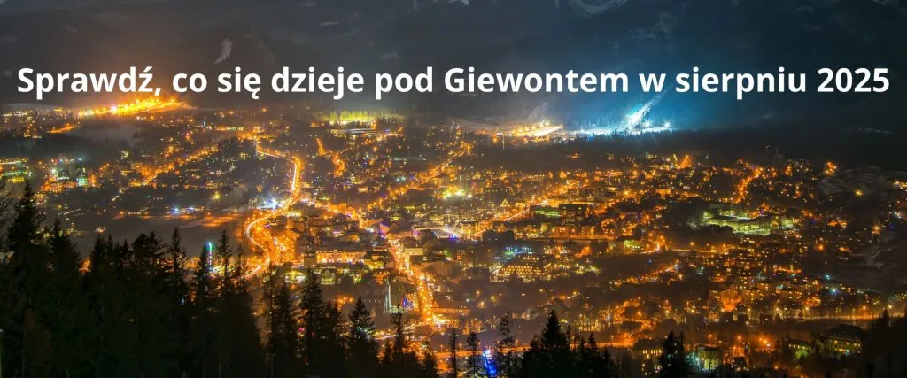 Nocna panorama Zakopanego