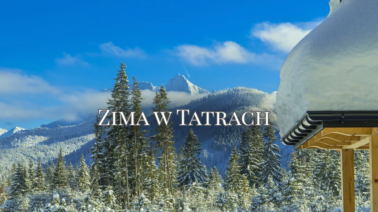 Zima w Tatrach — ośnieżony Giewont